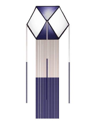 Vesak Lantern - Blue & White