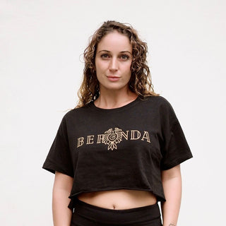 BERUNDA Cropped T-shirt - Black