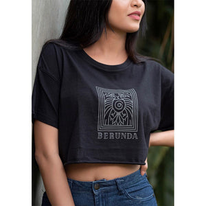 BERUNDA Cropped T-shirt - Black