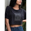BERUNDA Cropped T-shirt - Black
