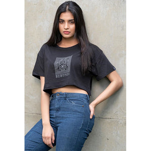 BERUNDA Cropped T-shirt - Black