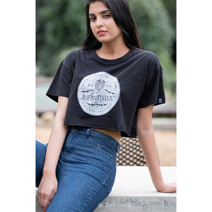 BERUNDA Cropped T-shirt - Black