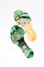 Bathik footwear - Green and peach