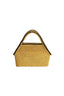 Rush Leaves (Pan) Handbag - Cream and Black - Small