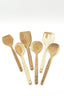 Teak Utensil Set - 6 pcs
