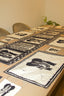 Bathik Table Mats - 8 Seater (Black & White)