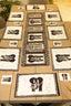 Bathik Table Mats - 8 Seater (Black & White)